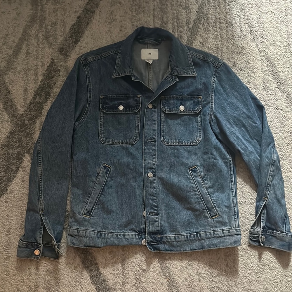 H&M denim blue jacket